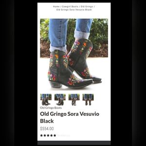 Old Gringo Sora Embroidered Cowgirl Boots